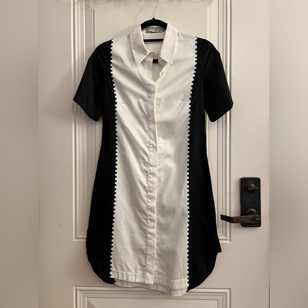 Mary Katrantzou Short Sleeve Shirt Dress